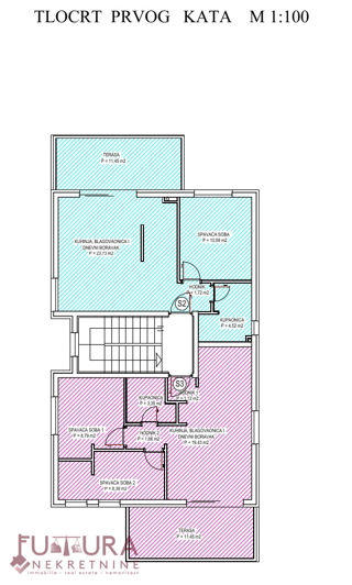 ZADAR - PETRČANE, APPARTAMENTO 53,96 M2, VENDITA, NUOVO, LOCATION!!!