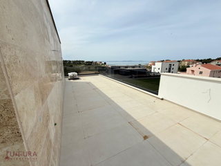 ZADAR - PRIVLAKA, APPARTAMENTO 107 M2, VENDITA, VISTA, TERRAZZA SUL TETTO, POSIZIONE!!!