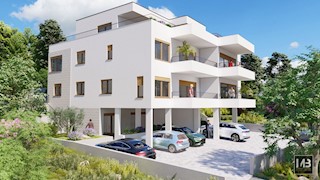 Trilocali in un nuovo edificio a Čiovo, quartiere di Arbanija, Trogir