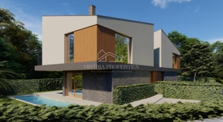 Una casa con un design architettonico sorprendente in un'autentica posizione istriana