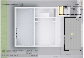 Commerciale Labin, 66m2