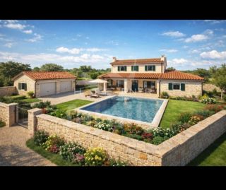 Vodnjan - terreno edificabile 916 m² con permesso per villa + piscina!