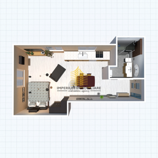 Appartamento, Vendita, Podsused - Vrapče, Dolec, 37m2, Monolocale