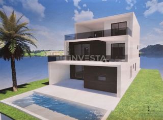 Dintorni di Pola, attraente terreno edificabile con design concettuale
