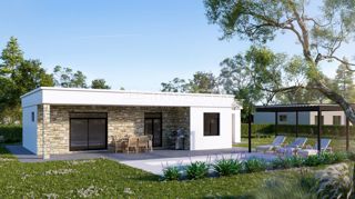 Bifamiliare con piscina