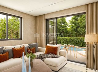 Medolino, Premantura, appartamento di lusso 99 m² con piscina, giardino e 2 posti auto