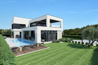 Zona di Parenzo, villa con piscina, vista mare