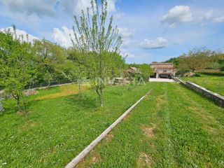 Dintorni di Montona, casa in pietra + appartamento, giardino/cortile