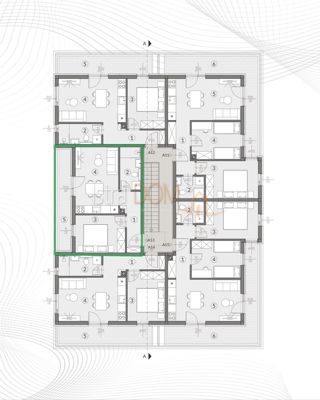 Appartamento Šikići, Pula, 45,39m2