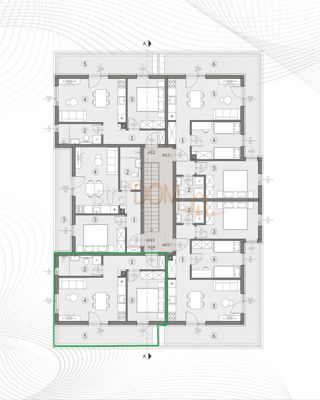 Appartamento Šikići, Pula, 45,28m2