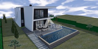 Villa in costruzione con piscina