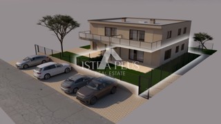 Parenzo, divisorio, posizione eccellente! Appartamento con 2 camere da letto e giardino privato di 95 m²