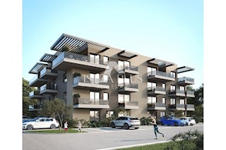 Vabriga, appartamento con terrazza sul tetto - edificio con ascensore!