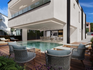 Rovigno, una villa moderna con vista sul mare