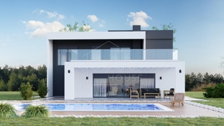 Svetvinčenat, dintorni, casa moderna con piscina