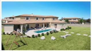 Rovigno, dintorni, villa moderna con ampio giardino
