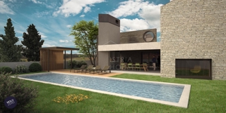 Rovigno, Bale, imponente villa in costruzione