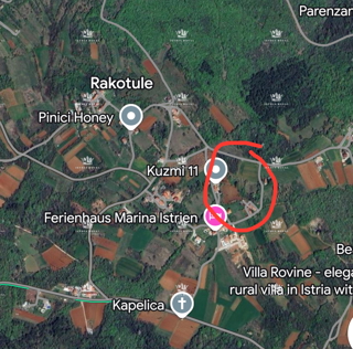 Vendita terreno edificabile Rakotule – 1.942 m² con vista su Motovun | Istria