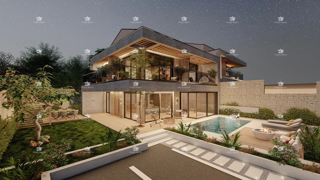 Istria, Umago, vendita di una lussuosa villa in seconda fila dal mare - 100m.