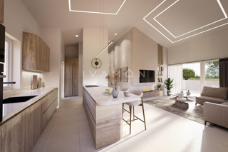 Nuova casa al piano terra con tre camere da letto e piscina