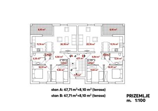 Terreno edificabile con progetto per appartamenti