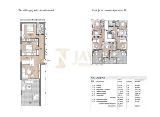 Appartamento Punta Kolova, Opatija, 106,93m2