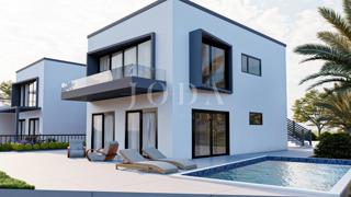 Krk - villa con piscina e vista mare