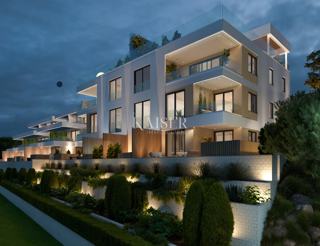 Trogir, Čiovo - attico di lusso con tre camere da letto sul mare, 162,56 m2