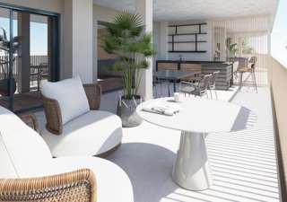 Umago, Istria, attico con vista mare in un edificio di lusso