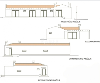 Istria, Žminj - casa a un piano con piscina