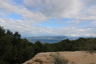 Istra, Rabac - terreno con vista impressionante, 1.015 m2