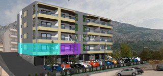 Makarska - Moderno appartamento con due camere da letto e loggia in un nuovo edificio