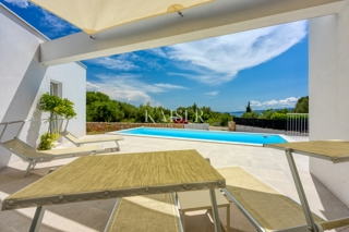 Isola di Krk, dintorni di Krk - bellissima villa con vista mare, 110 m2