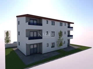 Povljana piano terra S2 giardino e terrazze nuovo edificio