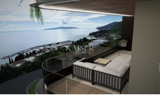 Opatija - Ičići, appartamento premium, garage, piscina, vista