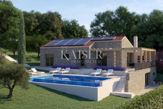 Istria, Montona - villa con piscina a sfioro