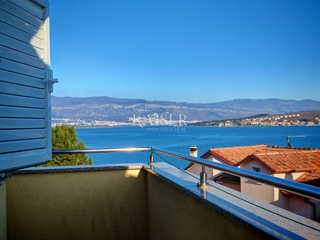 Isola di Krk, Čižići - appartamento con due camere da letto 55m2, a soli 60m dal mare