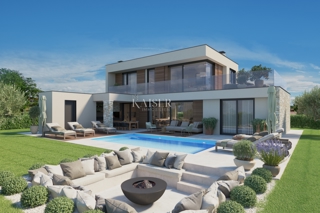 Parenzo, Kaštelir, villa moderna con vista mare