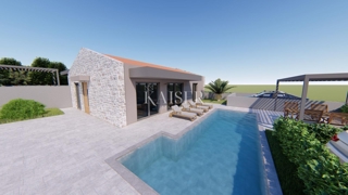 Istria, Visinada - casa bifamiliare con piscina