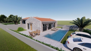 Istria, Visinada - casa bifamiliare con piscina