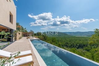 Istria, Montona - villa moderna con vista su Montona