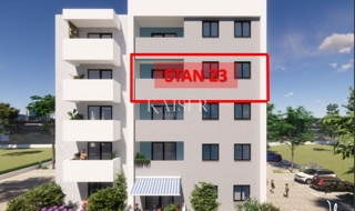 Istria, Pola - appartamento con due camere da letto di 54 m² in un moderno edificio di nuova costruzione