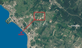 Земля під забудову Ljubač, Ražanac, 615m2