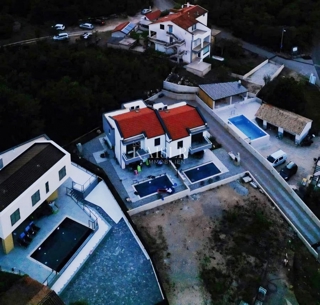 Krk, Risika - due duplex, 300 m2, vista mare