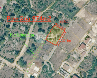 Terreno Bilice, Šibenik - Okolica, Novo naselje , 974m2