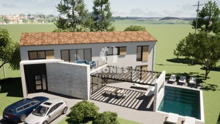 Una bellissima villa indipendente con piscina tradizionale-moderna nelle vicinanze di Orsera