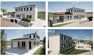 Terreno con permesso di costruzione per una casa con piscina vicino a Visignano