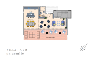 BRIBIR Villa con piscina, nuova costruzione