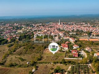 VODNJAN - terreno edificabile 1186m2