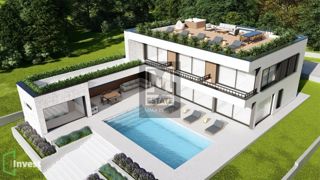 Parenzo, dintorni, Villa moderna con vista mare in costruzione